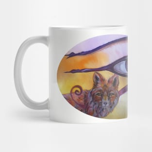 Fox and Eye of Horus Mug